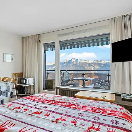 à - Avec Magnifique Vue Sur La Vallée Appartamento Crans-Montana