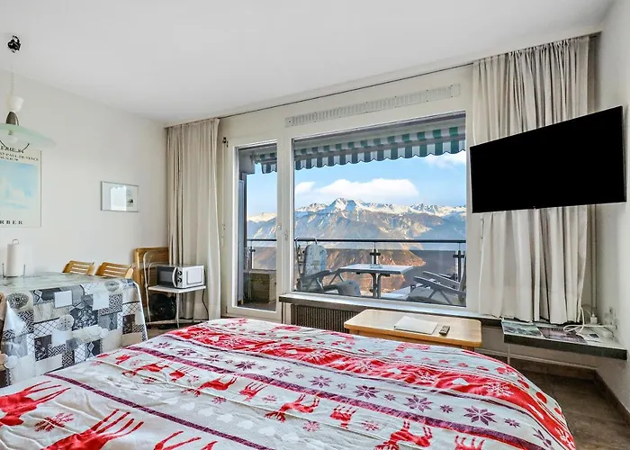 A - Avec Magnifique Vue Sur La Vallee 公寓 克莱恩 蒙塔纳