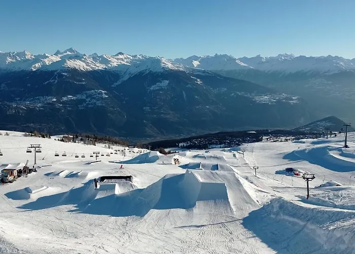 A - Avec Magnifique Vue Sur La Vallee Crans-Montana